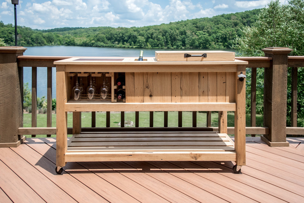 Image result for outdoor bar cart